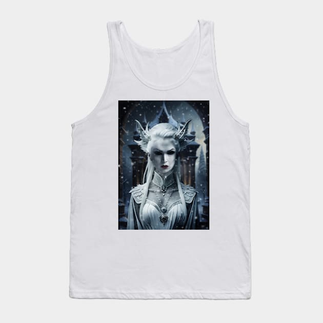 White Christmas Tarja Tank Top by FrozenMistress